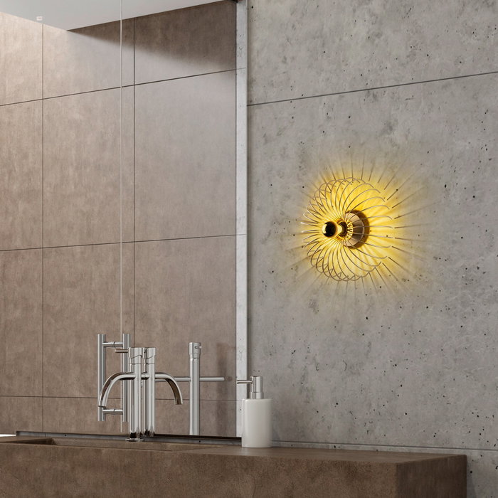 Opviq Karsortel - N-645-1 Aplique de Pared Dorado Opviq Karsortel - N-645-1 Aplique de Pared Dorado